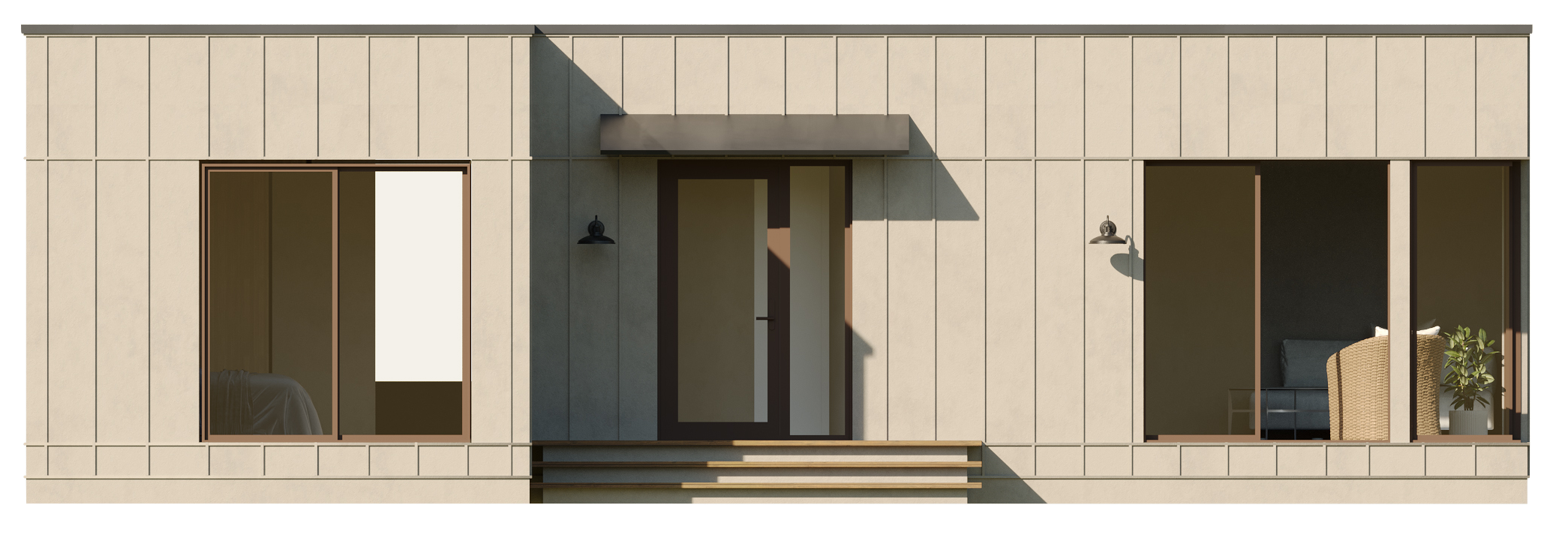 Flat Roof - Arctic White
