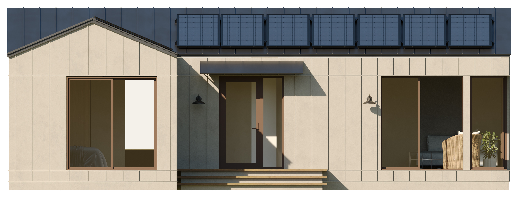 Pitch Roof - Arctic White