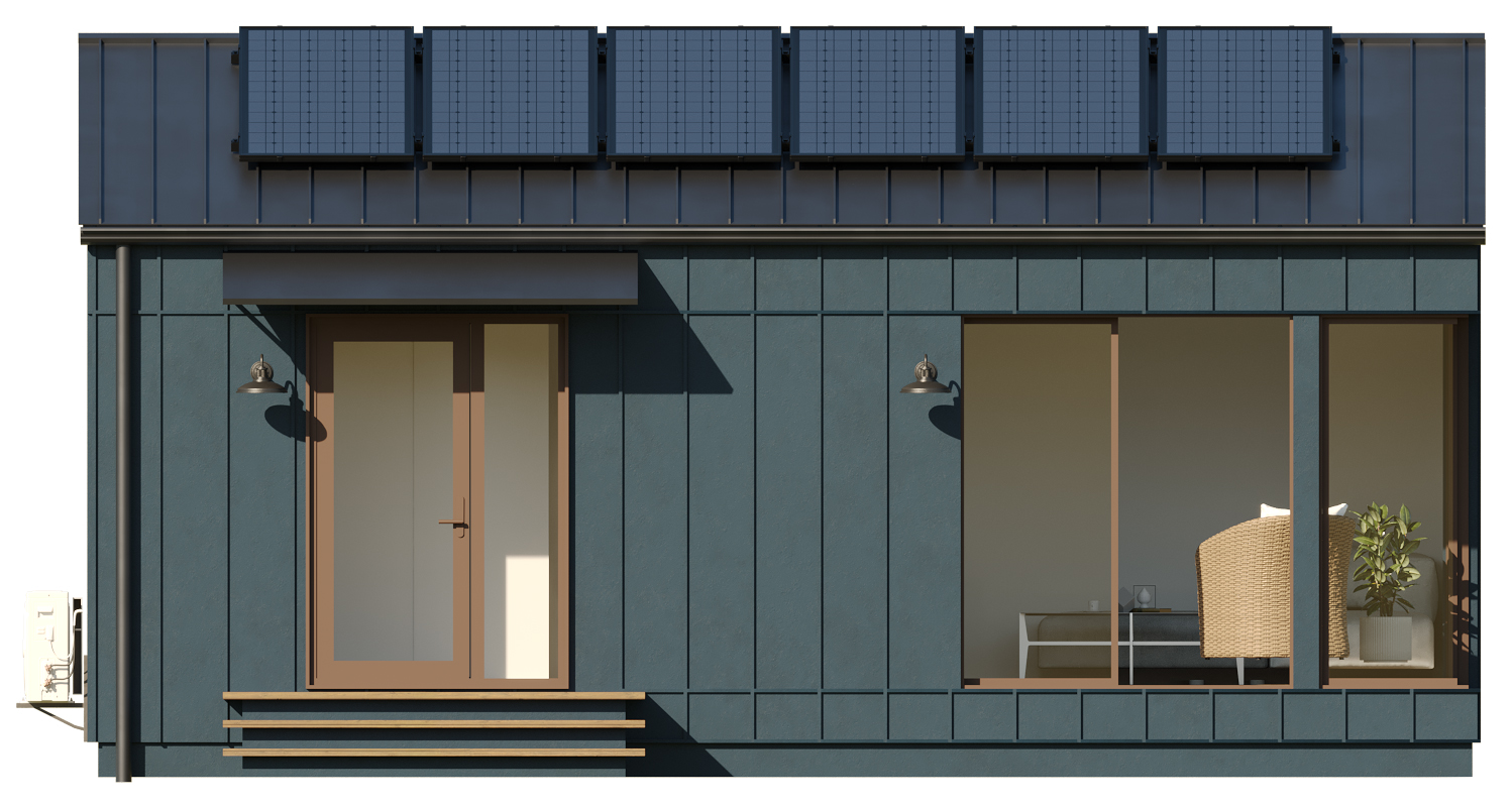 Pitch Roof - Blue