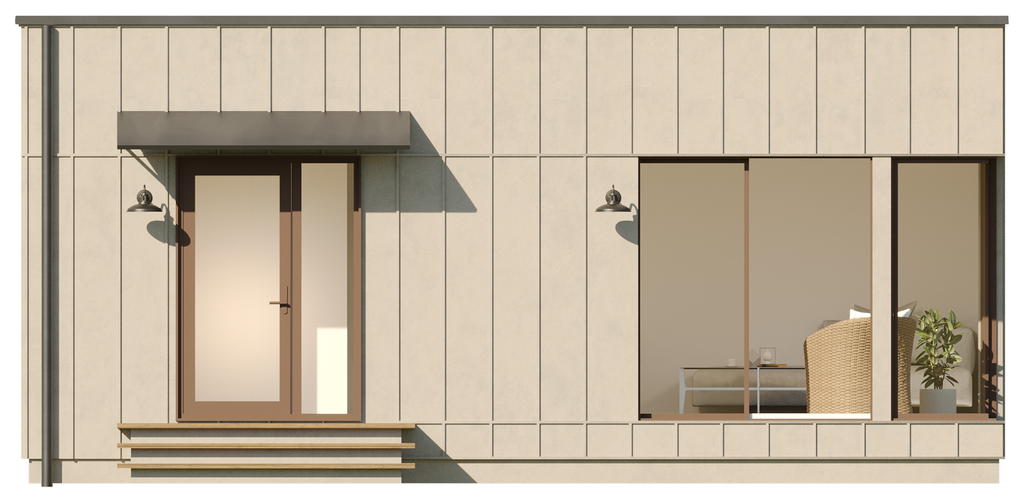 Flat Roof - Arctic White