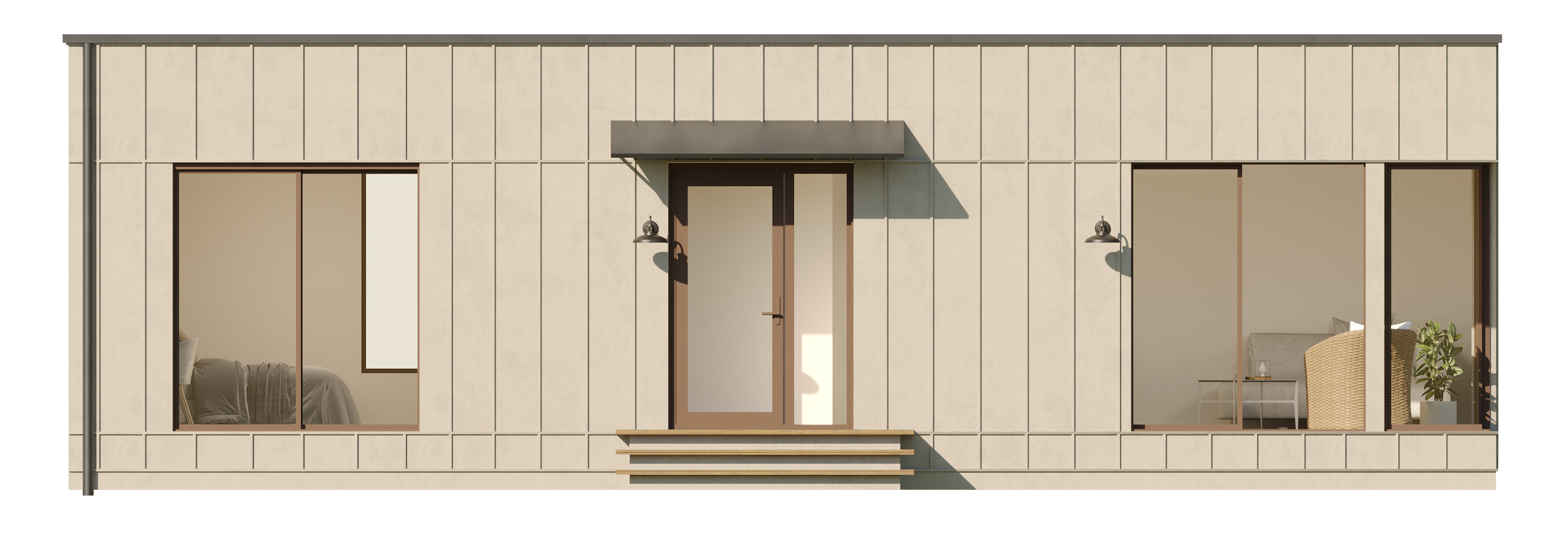 Flat Roof - Arctic White