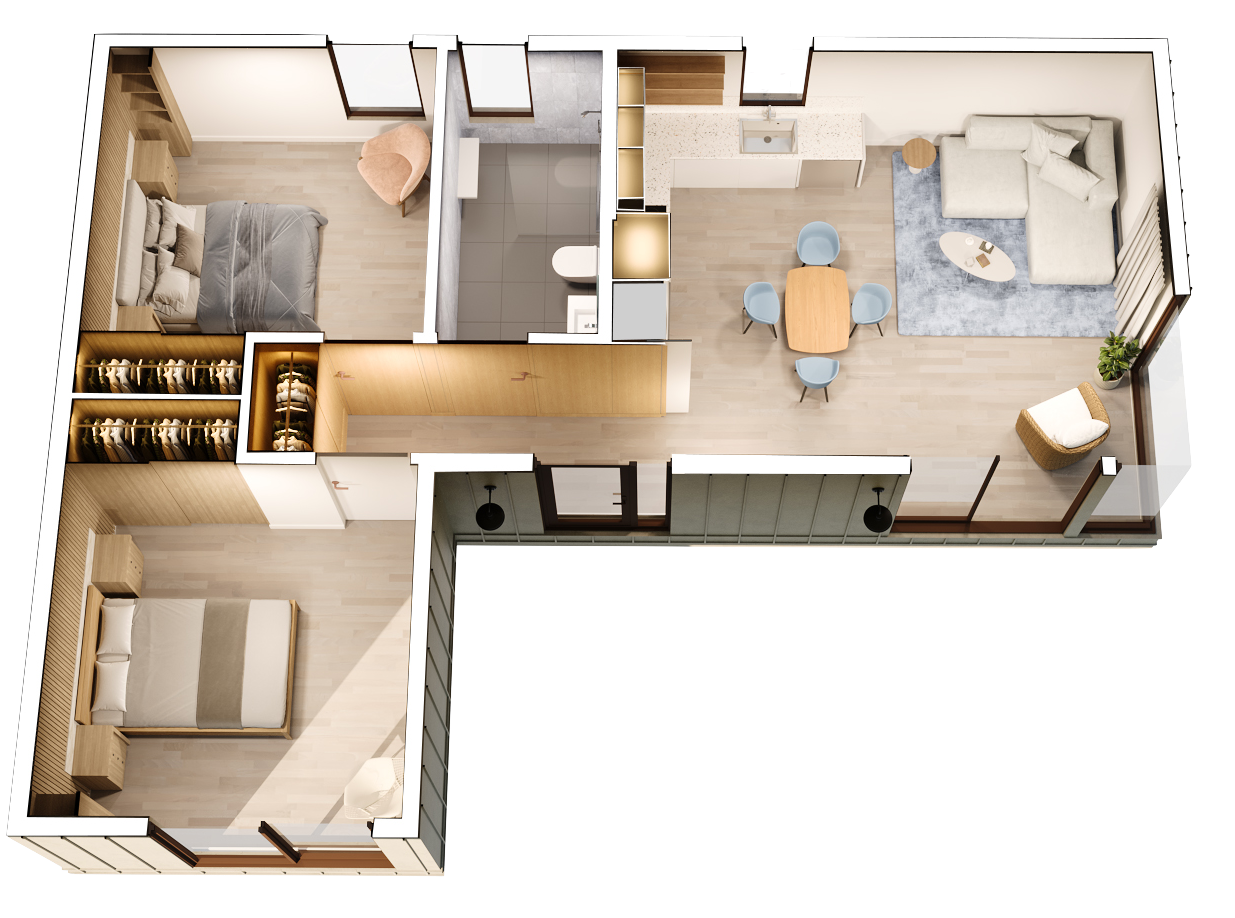 2 Bedroom