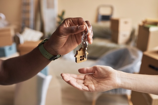 Keys handed over at turnkey ADU home completion custom builder